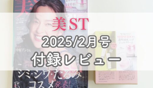 【美ST 2025/2月号特別版】付録レビュー