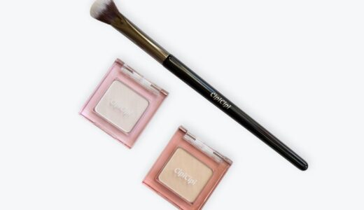 シピシピ ヒアルマットハイライターを大人肌でレビュー｜2色使いとブラシの実力は？